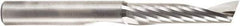 Amana Tool - 3/8" Cutting Diam x 1-5/8" Length of Cut, 1 Flute, Upcut Spiral Router Bit - Uncoated, Right Hand Cut, Solid Carbide, 3-1/2" OAL x 3/8" Shank Diam, 30° Helix Angle - Exact Tool & Supply