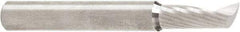 Amana Tool - 1/4" Cutting Diam x 5/8" Length of Cut, 1 Flute, Upcut Spiral Router Bit - Uncoated, Right Hand Cut, Solid Carbide, 2" OAL x 1/4" Shank Diam, 30° Helix Angle - Exact Tool & Supply