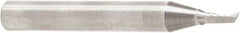 Amana Tool - 1/8" Cutting Diam x 1/4" Length of Cut, 1 Flute, Upcut Spiral Router Bit - Uncoated, Right Hand Cut, Solid Carbide, 2" OAL x 1/4" Shank Diam, 30° Helix Angle - Exact Tool & Supply
