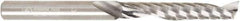 Amana Tool - 1/4" Cutting Diam x 1-1/2" Length of Cut, 1 Flute, Upcut Spiral Router Bit - Uncoated, Right Hand Cut, Solid Carbide, 3" OAL x 1/4" Shank Diam, 30° Helix Angle - Exact Tool & Supply