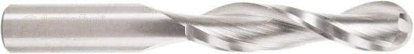 Amana Tool - 1/2" Cutting Diam x 2-1/8" Length of Cut, 2 Flute, Upcut Spiral Router Bit - Uncoated, Right Hand Cut, Solid Carbide, 4" OAL x 1/2" Shank Diam, Core Box, 30° Helix Angle - Exact Tool & Supply