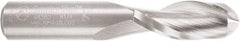 Amana Tool - 1/2" Cutting Diam x 1-1/4" Length of Cut, 2 Flute, Upcut Spiral Router Bit - Uncoated, Right Hand Cut, Solid Carbide, 3" OAL x 1/2" Shank Diam, Core Box, 30° Helix Angle - Exact Tool & Supply