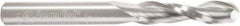 Amana Tool - 1/4" Cutting Diam x 1" Length of Cut, 2 Flute, Upcut Spiral Router Bit - Uncoated, Right Hand Cut, Solid Carbide, 2-1/2" OAL x 1/4" Shank Diam, Core Box, 30° Helix Angle - Exact Tool & Supply