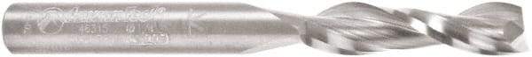 Amana Tool - 1/4" Cutting Diam x 1" Length of Cut, 2 Flute, Upcut Spiral Router Bit - Uncoated, Right Hand Cut, Solid Carbide, 2-1/2" OAL x 1/4" Shank Diam, Flute, 30° Helix Angle - Exact Tool & Supply