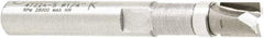 Amana Tool - 1/4" Cut Diam, 1/4" Length of Cut, 2 Flute Flush Trim Edge Profile Router Bit - Carbide-Tipped, 1/4" Shank Diam, 3/4" Shank Length, 1-15/16" OAL, Uncoated - Exact Tool & Supply