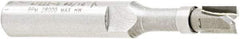 Amana Tool - 3/16" Cut Diam, 1/4" Length of Cut, 2 Flute Flush Trim Edge Profile Router Bit - Carbide-Tipped, 1/4" Shank Diam, 3/4" Shank Length, 1-3/4" OAL, Uncoated - Exact Tool & Supply