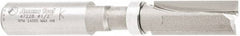 Amana Tool - 1/2" Cut Diam, 1-1/4" Length of Cut, 2 Flute Flush Trim Edge Profile Router Bit - Carbide-Tipped, 1/2" Shank Diam, 1" Shank Length, 3-1/2" OAL, Uncoated - Exact Tool & Supply