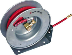 PRO-SOURCE - 20' Spring Retractable Hose Reel - 300 psi, Hose Included - Exact Tool & Supply
