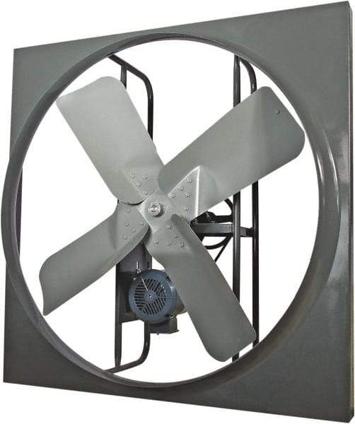 Americraft - 24" Blade, Belt Drive, 1/2 hp, 6,200 CFM, TEFC Exhaust Fan - 2/1 Amp, 230/460 Volt, Three Phase - Exact Tool & Supply