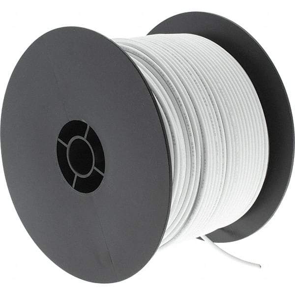 EastPenn - 16 AWG, 500' OAL, Hook Up Wire - White Polyethylene Jacket - Exact Tool & Supply