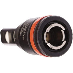 Emuge - 25mm Straight Shank Diam Tension & Compression Tapping Chuck - M3 Min Tap Capacity, 62mm Projection, Size 1 Adapter, Quick Change, Through Coolant - Exact Tool & Supply