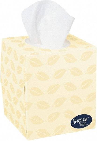 Kleenex - Decorative Box of White Facial Tissues - 2 Ply, Recycled Fibers - Exact Tool & Supply