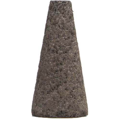 1-1/2″ × 1/2″ × 3″ × 3/8″-24 Gemini Snagging Wheel Type 17 Cones-Square Tip - Exact Tool & Supply