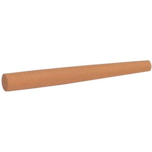1/2″ × 1/4″ × 4″ India File Round Tapered 320 Grit - Exact Tool & Supply