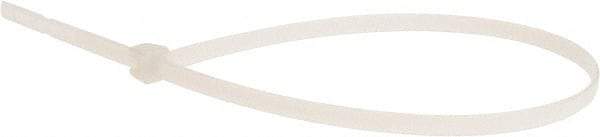 Value Collection - 11.4173" Long Natural (Color) Nylon Standard Cable Tie - 50 Lb Tensile Strength - Exact Tool & Supply
