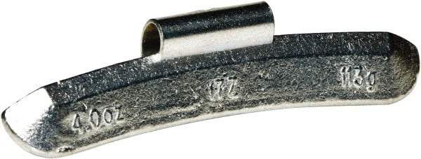 Value Collection - 3 oz I 7 Wheel Weight - Zinc, For Use with Automotive & Light Trucks - Exact Tool & Supply