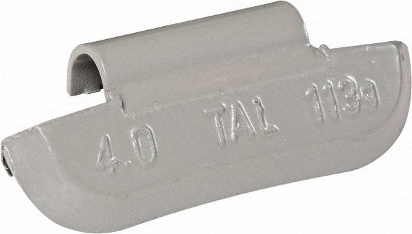 Value Collection - 8 oz TAL Wheel Weight - Lead, For Use with Automotive & Light Trucks - Exact Tool & Supply