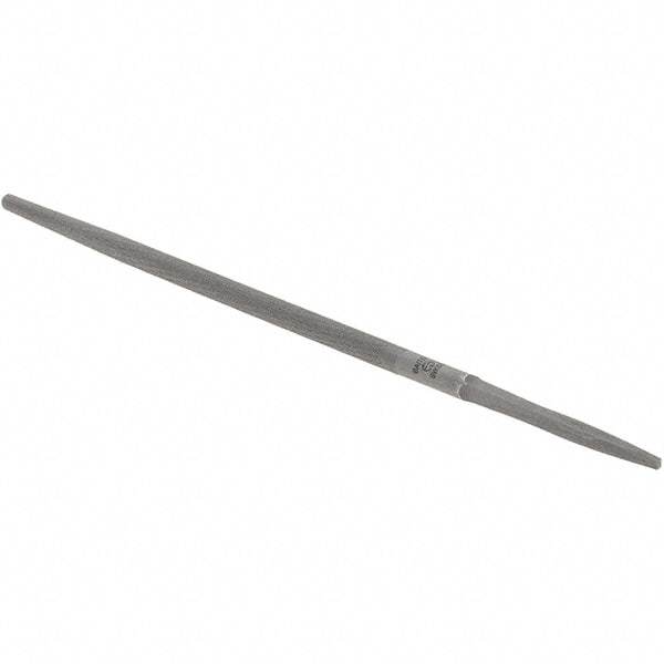 Value Collection - 6" Long, Smooth Cut, Round American-Pattern File - Double Cut - Exact Tool & Supply