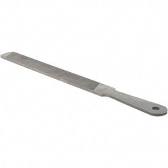 Value Collection - 10" Long, Flat American-Pattern File - Single, Double Cut, 3/16" Overall Thickness - Exact Tool & Supply