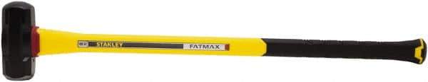 Stanley - 8 Lb Head, 35-1/8" Long Sledge Hammer - Steel Head, 40" Fiberglass Handle - Exact Tool & Supply