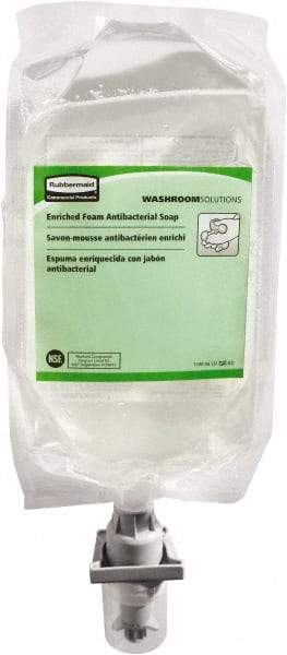 Rubbermaid - 1,100 mL Dispenser Refill Foam Soap - Clear, Fragrance Free Scent - Exact Tool & Supply