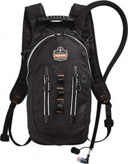 Ergodyne - Premium Cargo Black Hydration Backpack - 18 Inch Long x 10-1/2 Inch Wide x 3 Inch Deep, 70 Ounce Reservoir Capacity - Exact Tool & Supply