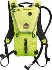 Ergodyne - Premium Low Profile Lime Hydration Backpack - 17 Inch Long x 10-1/2 Inch Wide x 2-1/2 Inch Deep, 70 Ounce Reservoir Capacity - Exact Tool & Supply