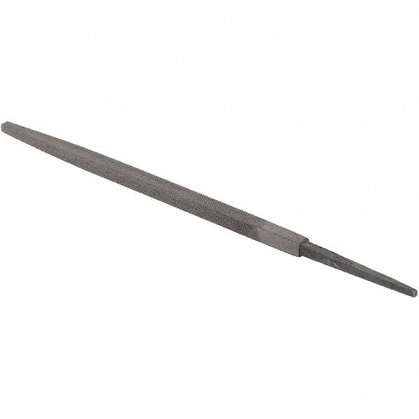 Value Collection - 6" Long, Bastard Cut, Square American-Pattern File - Double Cut - Exact Tool & Supply