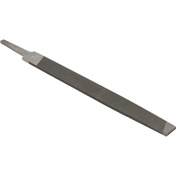 Value Collection - 8" Long, Smooth Cut, Mill American-Pattern File - Single Cut, 9/64" Overall Thickness - Exact Tool & Supply