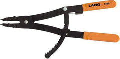 Lang - 3-1/16 to 6-1/4" Ring, Internal Retaining Ring Pliers - 3-1/16" Min Ring Size x 6-1/4" Max Ring Size - Exact Tool & Supply