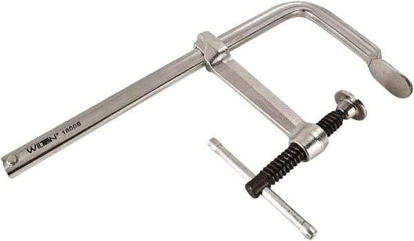 Wilton - 4-3/4" Deep Throat, 18" Max Capacity, Standard Sliding Arm Clamp - 1,800 Lb Clamping Pressure - Exact Tool & Supply