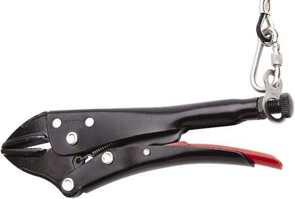 Proto - 9-1/4" OAL Straight Jaw Locking Pliers - 5/8" Jaw Width, Straight Handle - Exact Tool & Supply