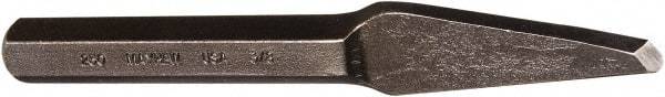 Mayhew - 7" OAL x 3/8" Blade Width Half Round Nose Chisel - Exact Tool & Supply