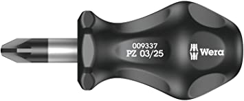 Wera 05009337001 Stubby/Carburettor screwdriver PZ03x25mm,Multi-colour - Exact Tool & Supply