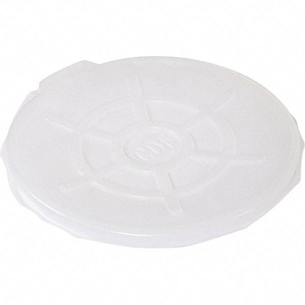 Vestil - Round Polyethylene Open Head Drum Cover for 55 Gallon Container - 25" Wide - Exact Tool & Supply