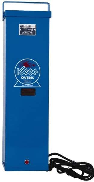 Keen - 15 Electrode Capacity, 100 to 300°F, Portable Welding Rod Oven - AC/DC Input Current, 120 Volt, 100 Watt, 10-1/2 Inch Wide x 9 Inch Deep x 22-3/4 Inch High - Exact Tool & Supply
