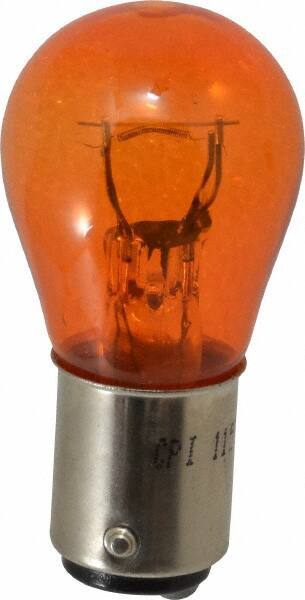 Value Collection - 12 Volt, Park & Signal Automotive Miniature Lamp - 26.88/8.26 Watt, Amber - Exact Tool & Supply