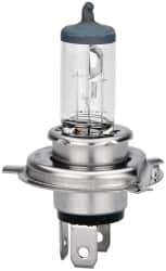 Value Collection - 12 Volt, Halogen Headlight Bulb H4 Automotive Miniature Lamp - 60/55 Watt, Clear - Exact Tool & Supply