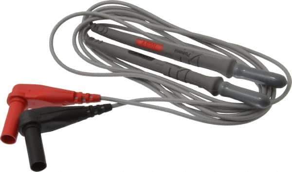 Pomona - Red/Black Electrical Test Equipment Probe - Use with Digital Multimeters - Exact Tool & Supply