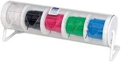 Alpha Wire - 22 AWG, 7 Strand, 500' OAL, Hook Up Wire - Black, Blue, Green, Red & White PVC Jacket, 0.064" Diam - Exact Tool & Supply