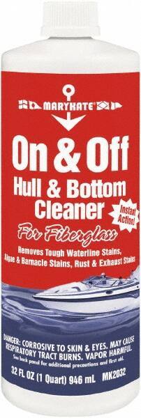 CRC - Water-Based Solution Hull and Bottom Cleaner - 32 Ounce Bottle, 32° F Freezing Point - Exact Tool & Supply