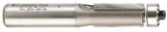 Amana Tool - 1/2" Cut Diam, 1" Length of Cut, 2 Flute Flush Trim Edge Profile Router Bit - Carbide-Tipped, 1/2" Shank Diam, 3-1/4" OAL, Uncoated - Exact Tool & Supply