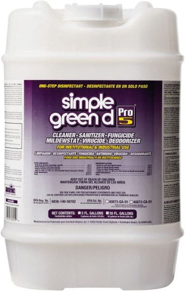 Simple Green - 5 Gal Bucket Disinfectant - Exact Tool & Supply
