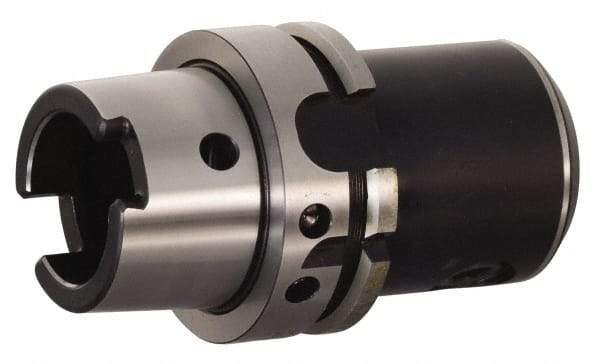 Kennametal - HSK63A Taper, 1.2598" Inside Hole Diam, 3.5433" Projection, Whistle Notch Adapter - Through Coolant - Exact Tool & Supply