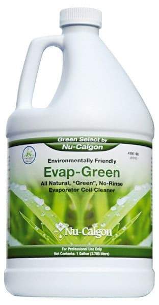 Nu-Calgon - 1 Gal HVAC Coil Cleaner - Alkaline Formula, Evaporator Coils & Drain Pans - Exact Tool & Supply