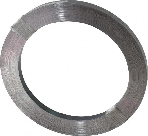 Value Collection - 1 Piece, 100 Ft. Long x 1/2 Inch Wide x 0.01 Inch Thick, Roll Shim Stock - Spring Steel - Exact Tool & Supply