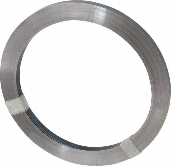 Value Collection - 1 Piece, 100 Ft. Long x 1/2 Inch Wide x 0.015 Inch Thick, Roll Shim Stock - Spring Steel - Exact Tool & Supply