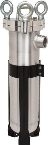 Pentair - 1-1/4 Inch, Aluminum, Bag Filter Housing - FNPT End Connection, 40 GPM Max Flow - Exact Tool & Supply