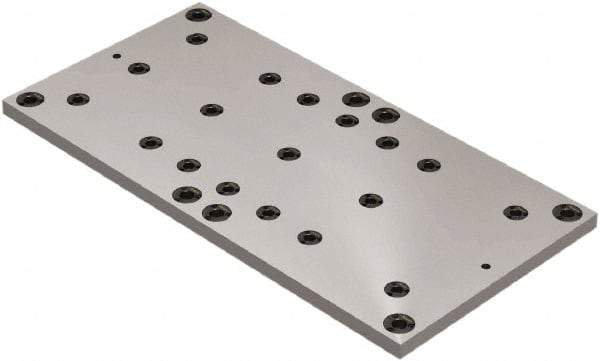 Jergens - 40" Long x 20" Wide Steel Fixture Plate - 1-1/4" Plate Thickness - Exact Tool & Supply