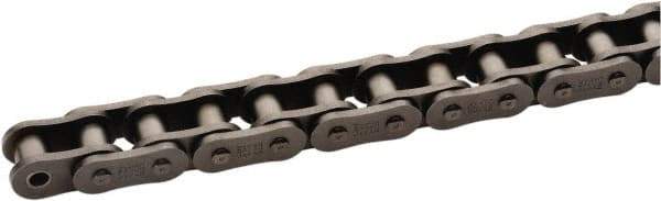 U.S. Tsubaki - 3/4" Pitch, ANSI 60H, Heavy Series Roller Chain - Chain No. 60H, 2,200 Lb. Capacity, 10 Ft. Long, 15/32" Roller Diam, 1/2" Roller Width - Exact Tool & Supply